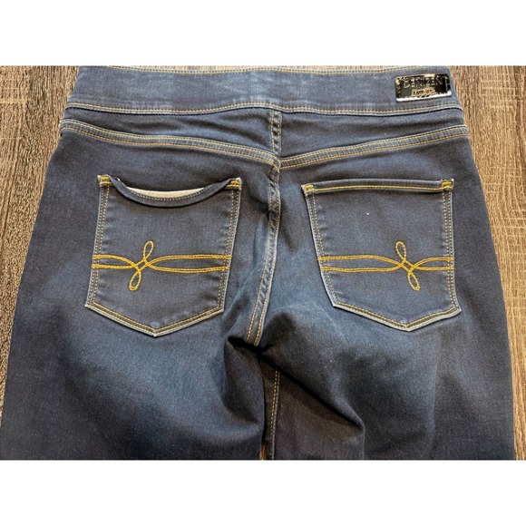 Denizen from Levi's Modern Pull-On Crop Jeans Dark Wash Stretch 12x30 - Picture 4 of 7